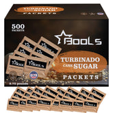 Raw Sugar Packets 500 Count Box for organized home or office use.
