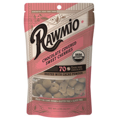 Rawmio chocolate covered sweet cherries for on the go indulgence