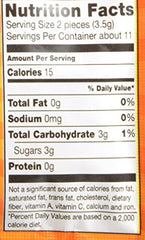 Razzles candy-to-gum transition shown in one piece for playful snacking