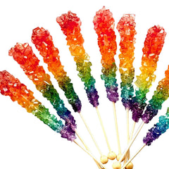 RBBZ Party 22g jumbo lollipop showcases colorful candy buffet appeal.