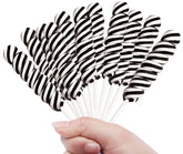 RBBZ Party black twist lollipops 24-pack unicorn design for party favors