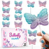 RBBZ Party butterfly lollipops ombre pack adds whimsy to party favors.