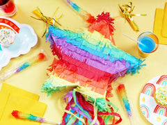 RBBZ Party rainbow candy buffet display invites smiles and photos.
