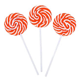 RBBZ Party red swirl lollipops bulk pack, ideal for candy buffets and celebrations.