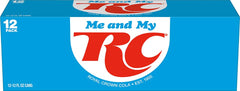RC Cola glass on ice for crisp, refreshing sip.