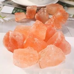 RCSTONE Himalayan pink salt display bowl stones adding natural decoration and warmth