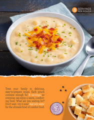ReadyWise Freeze-dried Soup in bowl ready to serve.