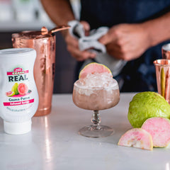 Reàl Infused Exotics Guava Syrup bar setup adds tropical flair to cocktails