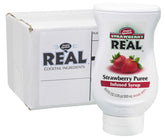 Reàl Infused Exotics strawberry bottle pour – smooth pour and fresh aroma for cocktails.