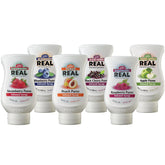 Reàl Infused Exotics Strawberry bottle showing true-to-taste flavor for drinks