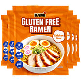 Real Naturals BAMI gluten-free ramen noodles pack for quick vegan meals.