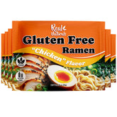 Real Naturals gluten-free ramen chicken 6-pack box for quick meals.