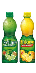 ReaLemon juice bottle pour for quick marinades and flavorful seafood dishes.
