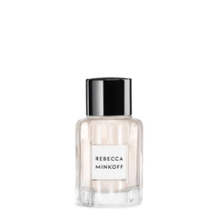 Rebecca Minkoff perfume bottle showcasing cardamom note for everyday elegance