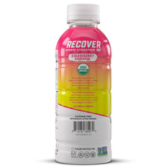RECOVER 180 bottle pour action showing electrolytes during workouts