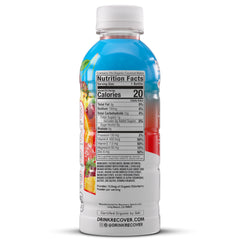 RECOVER 180 fruit punch bottle pour for quick workout recharge.