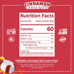 Red Bird Cinnamon Candy gluten-free breath mints for safe snacking