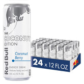 Red Bull Coconut Edition Coconut Berry can for on-the-go energy boost.