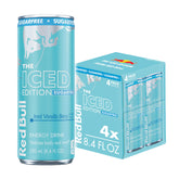 Red Bull Iced Edition Sugarfree blueberry-vanilla can offers a refreshing energy boost.