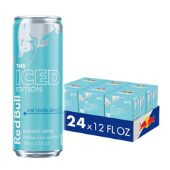 Red Bull Winter Edition iced vanilla berry can offers a refreshing energy boost for workouts.