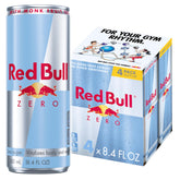 Red Bull Zero energy can with cotton candy visual for quick workouts