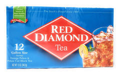 Red Diamond gallon-size iced tea bags for easy brewing.