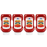 Red Gold Ketchup regular squeeze bottle showing convenient packaging for quick meals.