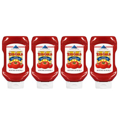 Red Gold Ketchup regular squeeze bottle showing convenient packaging for quick meals.