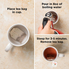 Red Rose zero calories zero sugar herbal tea ready to enjoy in a cup