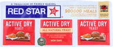 Red Star gluten-free active dry yeast bottle for bread and pizza dough