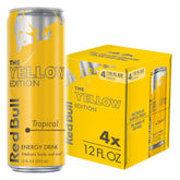 Red Bull Yellow Edition four-pack for on-the-go energy