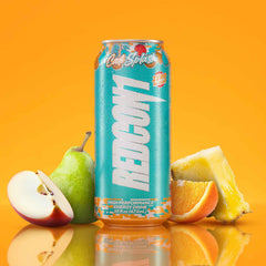 Close-up of Cali Splash label showing natural caffeine and zero sugar