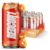 RedCon1 energy drink can label highlighting premium ingredients for sustained focus.