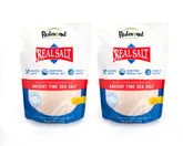 Redmond Real Sea Salt pouch close-up for versatile everyday seasoning.