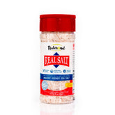 Redmond Real Salt shaker 10 oz on kitchen counter for everyday seasoning