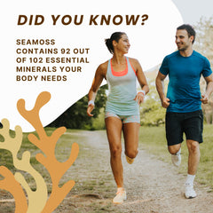 Red's Kitchen Sink Irish Sea Moss packaging label communicates authenticity and wildcrafted origin