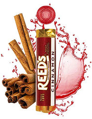 Gift-ready Reed’s Cinnamon Candy Rolls box on display.