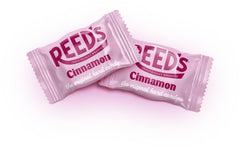 Close-up of Reed's logo-wrapped candies for mess-free enjoyment
