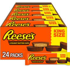 Reese's Milk Chocolate King Size Cups bulk box for concessions and events