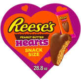 REESE'S milk chocolate peanut butter hearts gift box for Valentine gifting.
