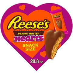 REESE'S milk chocolate peanut butter hearts gift box for Valentine gifting.