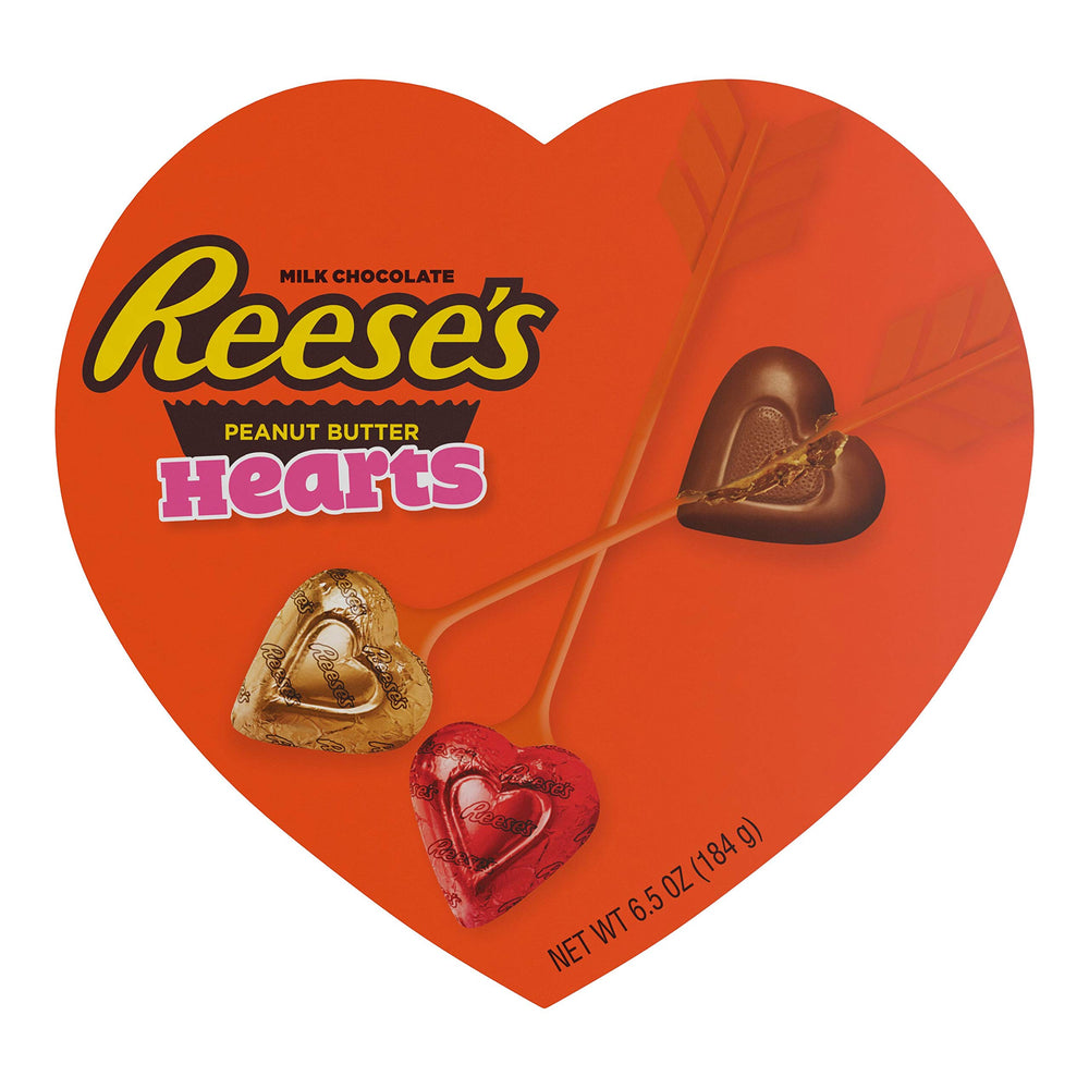 Reese's Miniatures gift box with milk chocolate peanut butter cups for Valentine's Day.