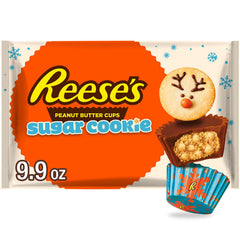 REESE'S Miniatures Sugar Cookie Cups bag ready for holiday snacking and sharing.
