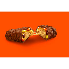 CRUNCHY PIECES add texture to Reese's Outrageous bar for a dynamic bite.