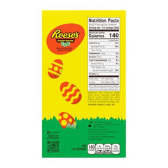 REESE'S peanut butter center view reveals creamy filling ideal for baskets.