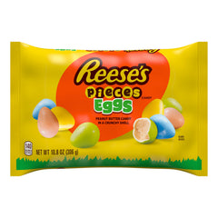 Reese's Pieces Peanut Butter Eggs as party favors for spring celebrations.