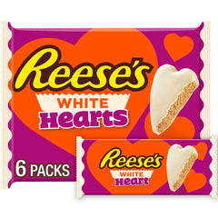 Reese's White Creme Peanut Butter Hearts 6-pack display for gifting