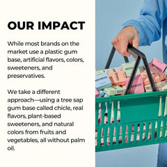 Refresh Gum organic flavors provide vibrant, natural-taste experiences.