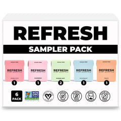 Refresh Gum plant-based gum base offers a plastic-free chew experience