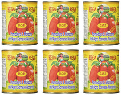 REGA San Marzano DOP whole tomatoes in a can, ideal for rich pasta sauces.
